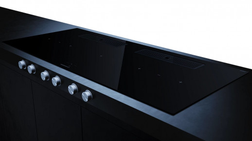 Индукционная варочная панель с вытяжкой Kuppersbusch KMI 12850.0 SR-E