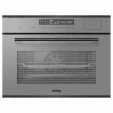 Компактный духовой шкаф с паром Korting OKB 3450 GBXGr Steam серый