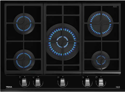Газовая варочная панель TEKA GZC 75330 XBN NIGHT RIVER BLACK