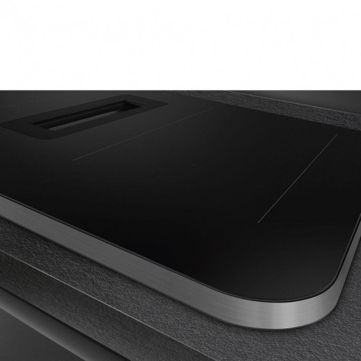 Индукционная варочная панель с вытяжкой SMEG HHSL7844X
