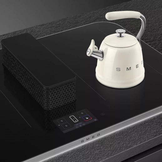 Индукционная варочная панель с вытяжкой SMEG HHSL7845X