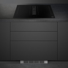 Индукционная варочная панель с вытяжкой SMEG HOBD382N2