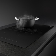 Индукционная варочная панель с вытяжкой SMEG HOBD382N2