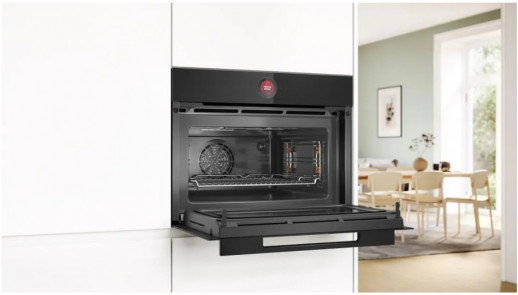 Компактный духовой шкаф с СВЧ Bosch CMG9241B1