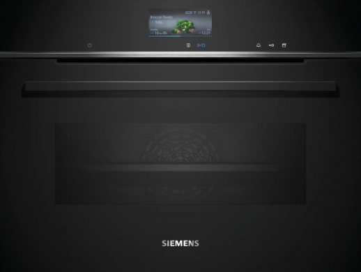 Компактный духовой шкаф с паром Siemens CS736G1B1