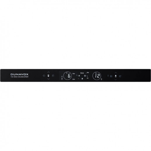 Встраиваемый винный шкаф Dunavox DVS-44.120DSS