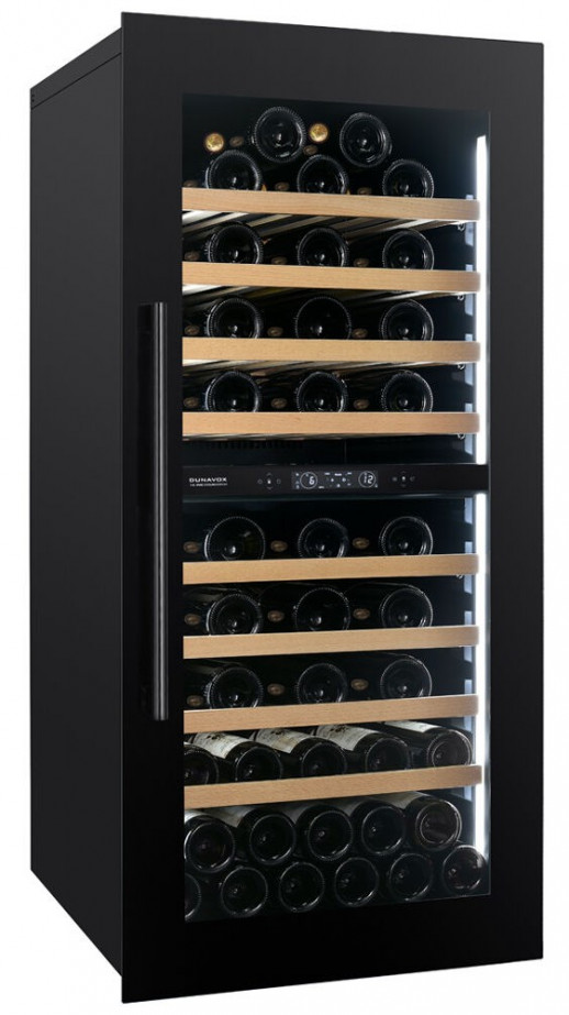 Встраиваемый винный шкаф Dunavox DVS-70.185DB