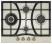 Газовая варочная панель Kuppersberg FS 610 C Bronze