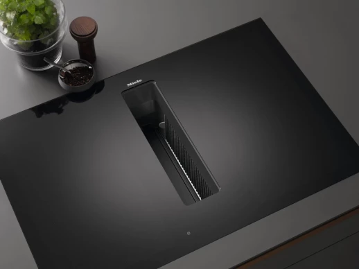Индукционная варочная панель с вытяжкой MIELE KMDA 7473-1 FR Silence