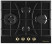 Газовая варочная панель Kuppersberg FS 610 Ant Bronze