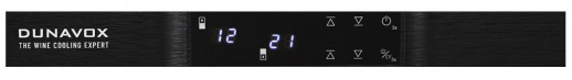 Встраиваемый винный шкаф Dunavox DXJ-26.69DB