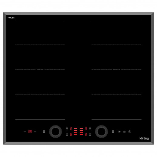 Индукционная варочная панель Korting HIB 68700 B Quadro чёрный