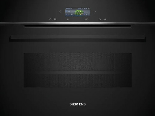 Компактный духовой шкаф с СВЧ Siemens CM724G1B1