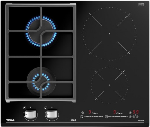 Комбинированная варочная панель TEKA HYBRID JZC 64322 ABN BLACK